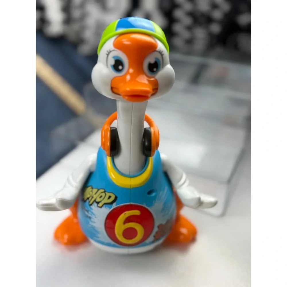 Musical Hip Hop Goose Dancing Interactive Toy Blue Orange Green 801